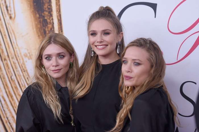 elizabeth olsen with mary kate and ashley